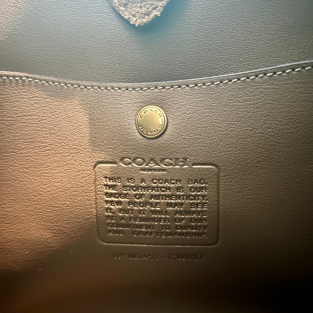 Coach Brooklyn 28 Tan Suede - Picture 12 of 14